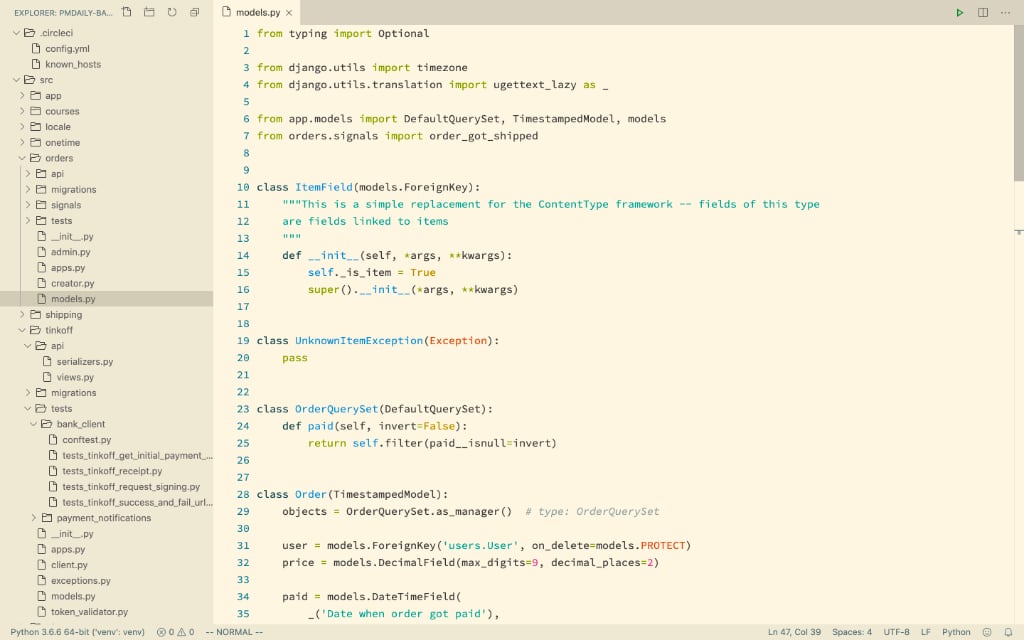 Visual Studio code без отвлекающих факторов