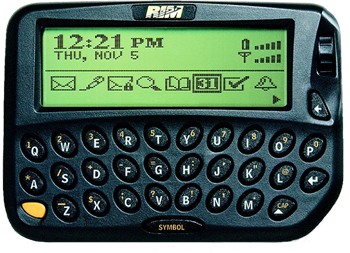 Blackberry 850 — мобильный почтовый клиент, 1999 год